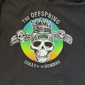 OFFSPRING Band IXNAY on the HOMBRE 25th Anniversary Tour Hoodie Size Large pocke